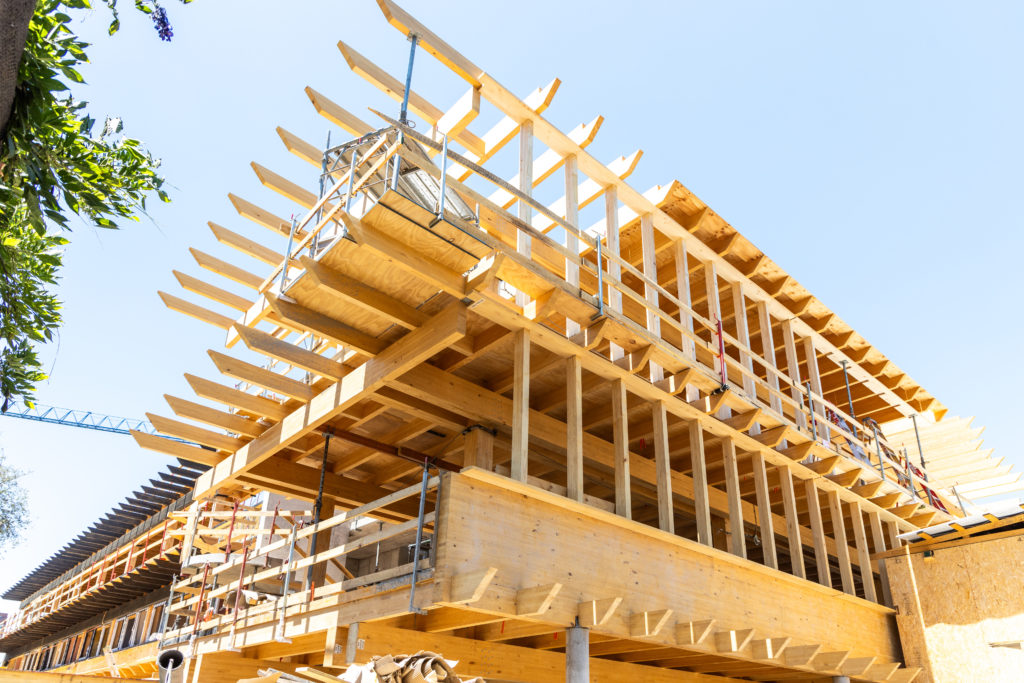 Estructura de madera de Burgos Net Zero